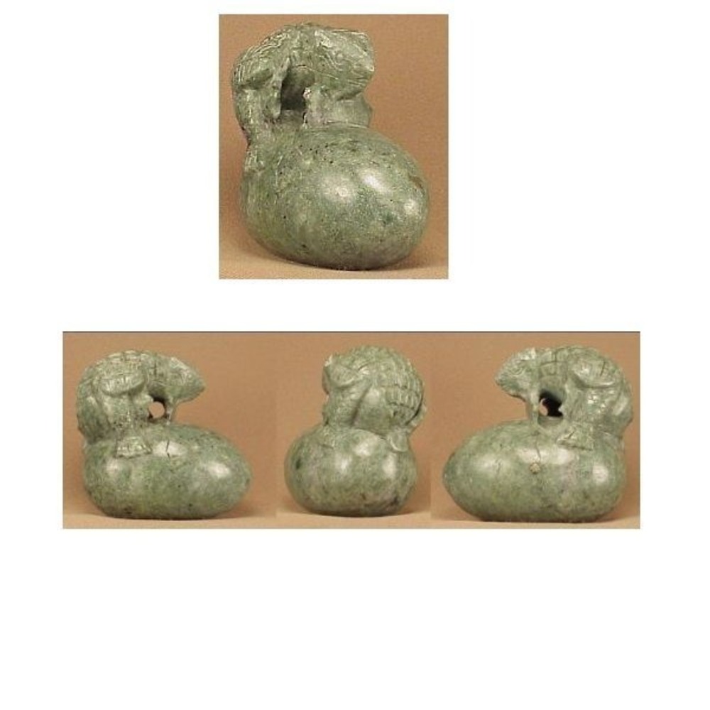 HAND CARVED BEAUTIFUL UNIQUE‎ HATCHING LIZARD  #631CCC